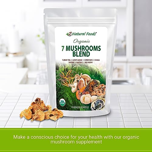 Z Natural Foods Organic 7 Mushroom Blend 1 lb