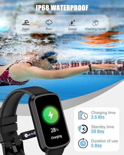 Smart Fitness Tracker with Heart Rate & Sleep Monitor