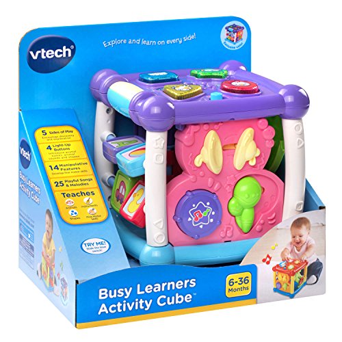 VTech Busy Learners Cube - 5 Sides, Purple