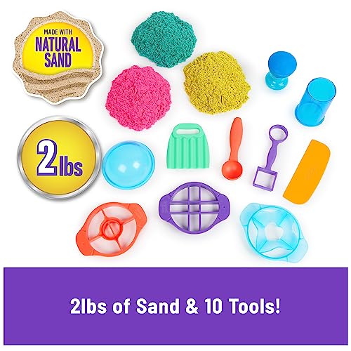 Ultimate Sandisfying Set: 2lb Kinetic Sand with Sensory Toys