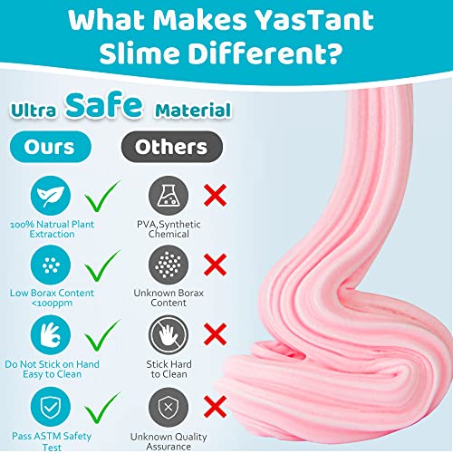 YasTant Stress Relief Slime Kit: Safe, Fluffy, Stretchy!