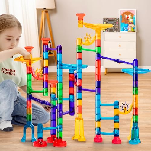 JOYIN Marble Run Toy Set - Construction Building Blocks