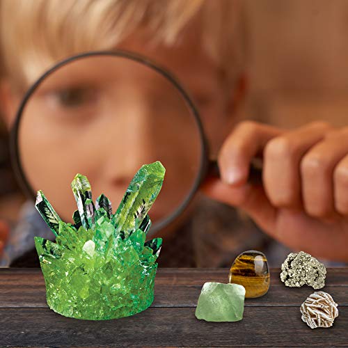 Earth Science Kit - 15+ Experiments, Crystal Growth, Volcano