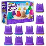 Kinetic Sand, 10-Colour Castle Containers – Non-Toxic Educational Toy