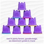 Kinetic Sand, 10-Colour Castle Containers – Non-Toxic Educational Toy