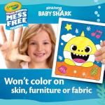 Crayola Baby Shark Color Wonder Pages: Mess-Free Toddler Coloring