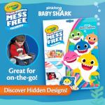 Crayola Baby Shark Color Wonder Pages: Mess-Free Toddler Coloring