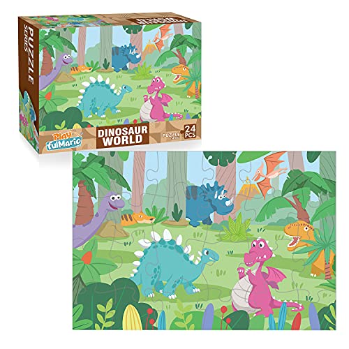 Dinosaur World Jumbo Floor Puzzles - Ages 2-5