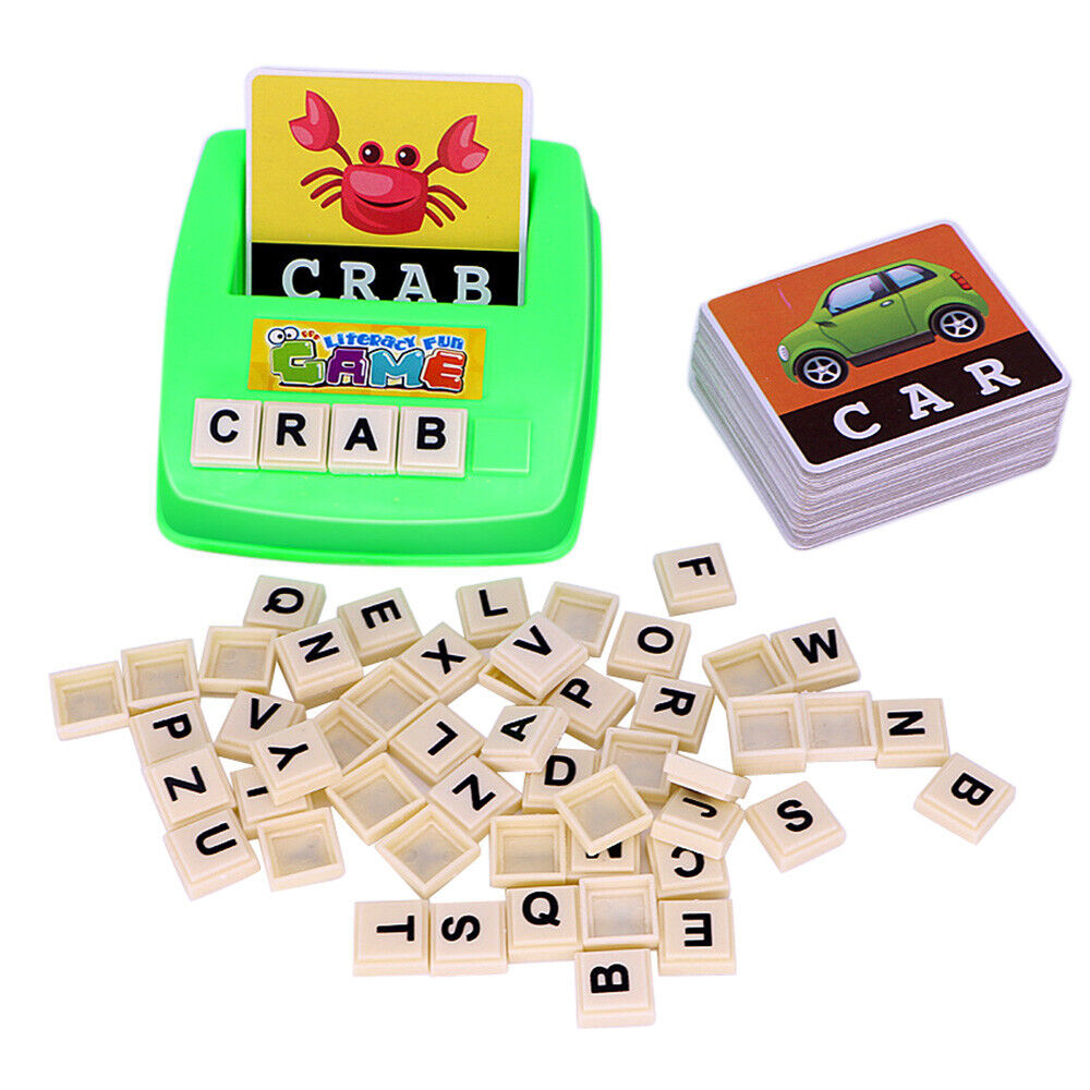 Scrabble Card Set - Educational Alphabet Toy