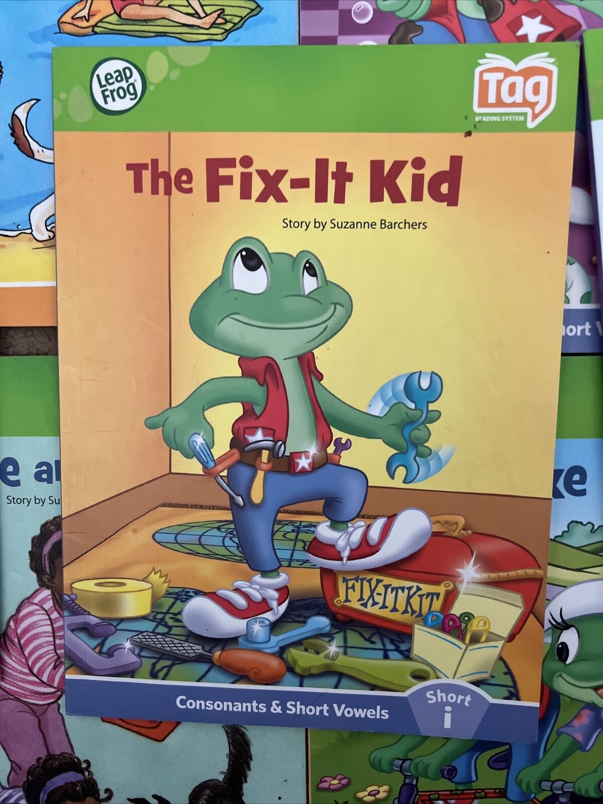 12 Leap Frog Leap Reader Tag Interactive Reading Books - Bike Race