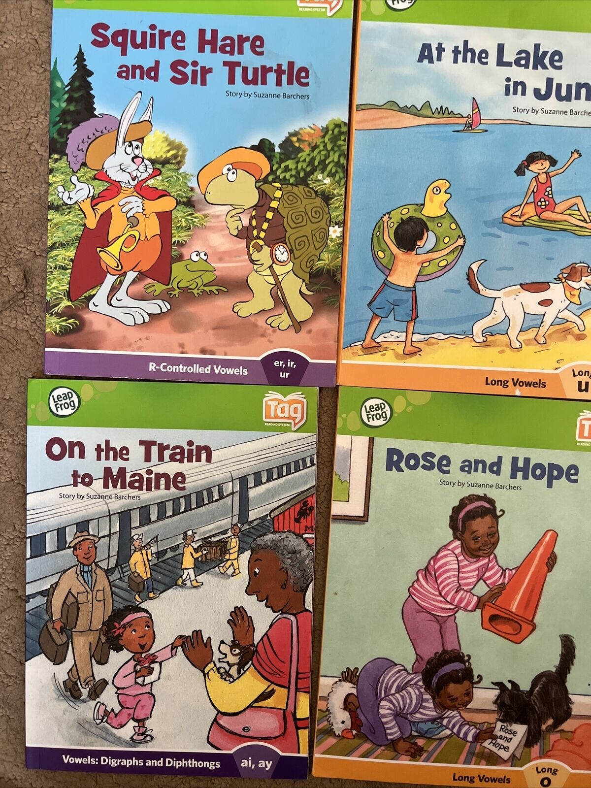 12 Leap Frog Leap Reader Tag Interactive Reading Books - Bike Race