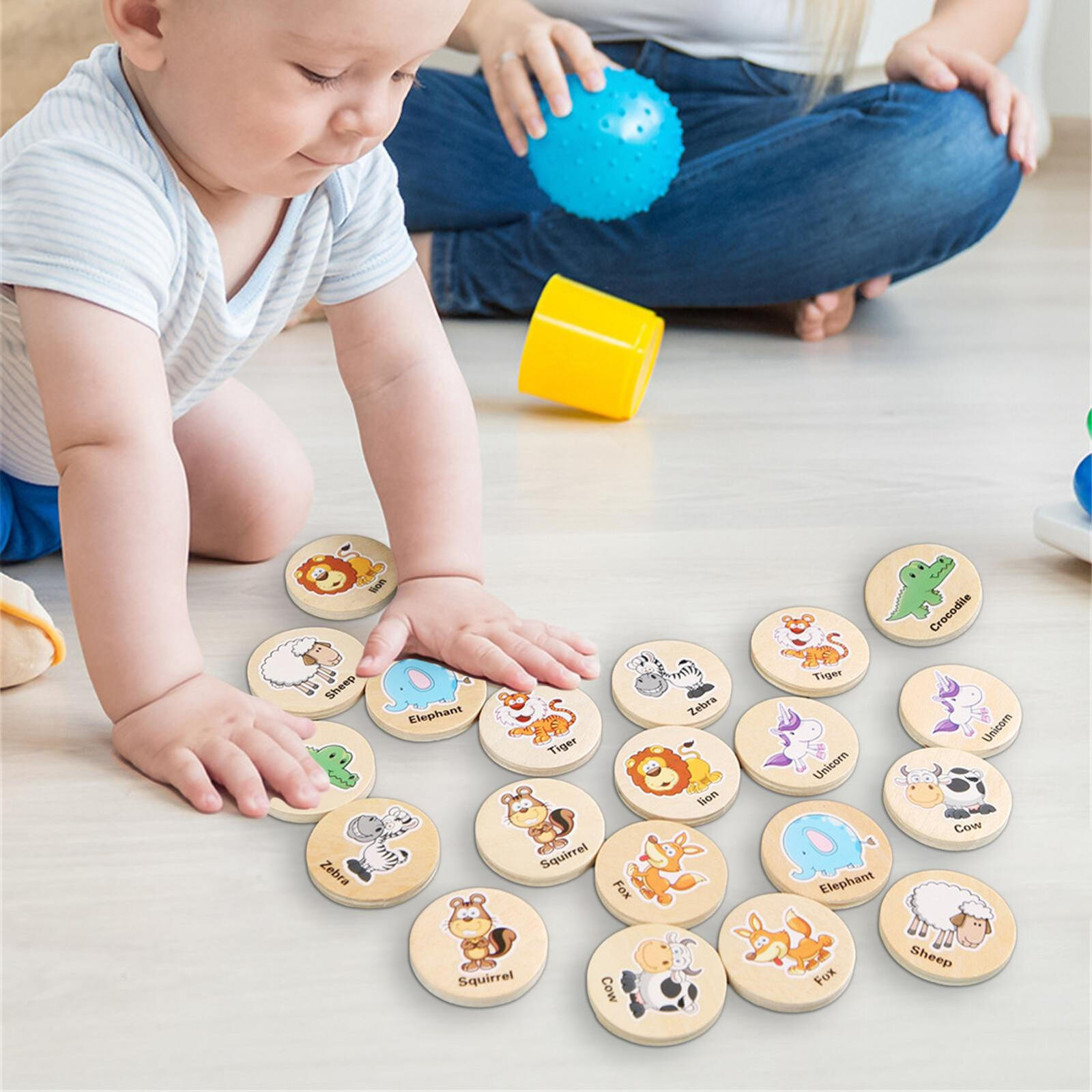 Montessori Memory Matching Chess Educational Game