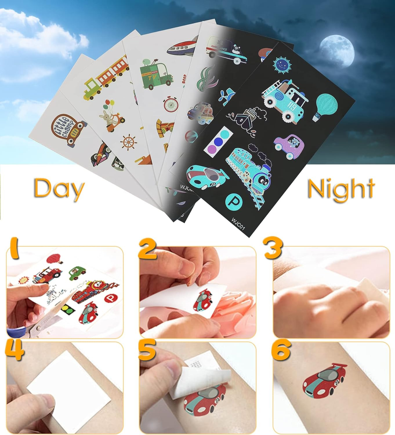 Wooden Match Memory Game: 24Pc Cards with 5 Stickers