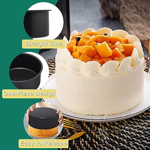 Set of 2 8" Non-Stick Stainless Steel Cake Pans