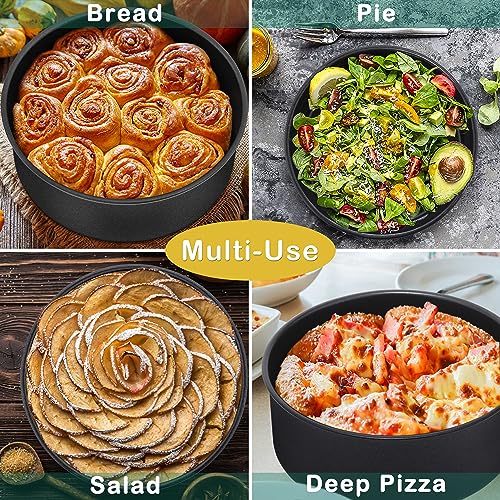 Set of 2 8" Non-Stick Stainless Steel Cake Pans