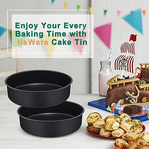 Set of 2 8" Non-Stick Stainless Steel Cake Pans