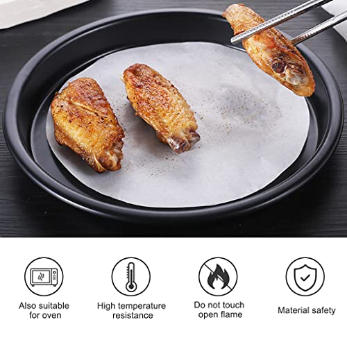 100 Pack 8-inch Round Cake Liners - Non-Stick Greaseproof Parchment