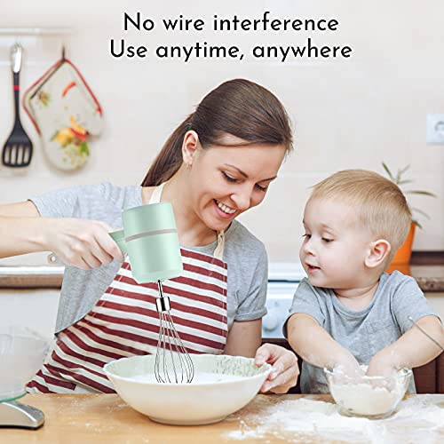 Portable Electric Hand Mixer for Cake Making & Coffee