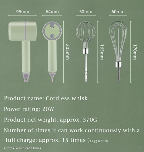 Portable Electric Hand Mixer for Cake Making & Coffee