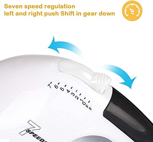 Electric Hand Mixer with Self-Control/Turbo Boost for Baking