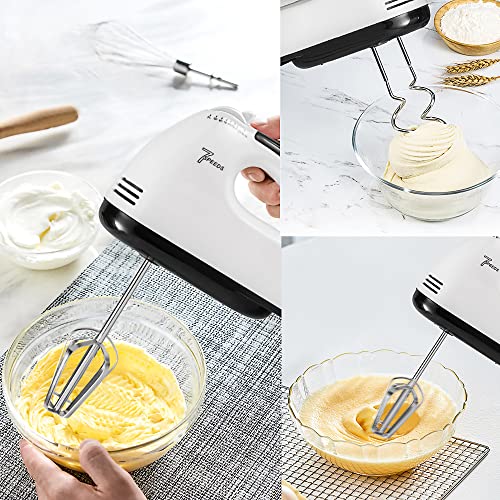 7-Speed Electric Hand Mixer for Baking, Stainless Steel