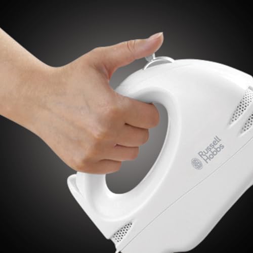 Russell Hobbs Electric Hand Mixer, 6 Speeds, Chrome