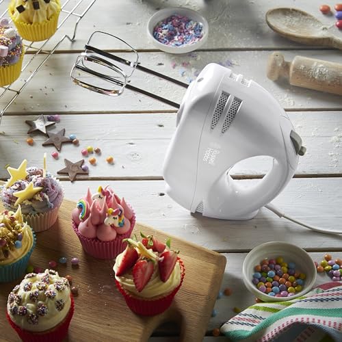 Russell Hobbs Electric Hand Mixer, 6 Speeds, Chrome