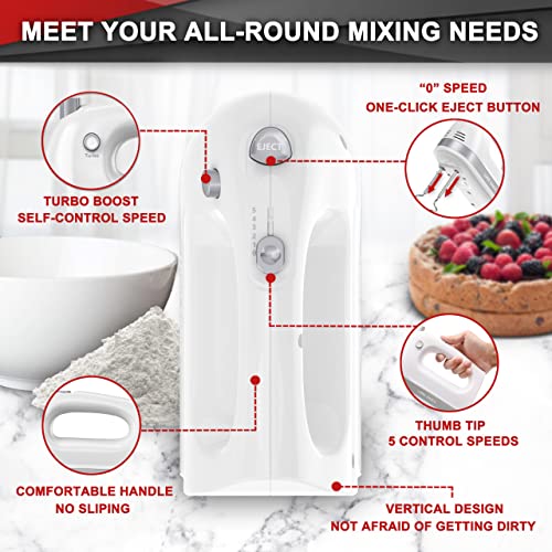 Lord Eagle 400W Electric Hand Mixer With 5 Speeds