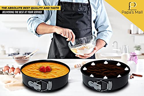 Non Stick Cake Tin Set with Quick-Release Latch
