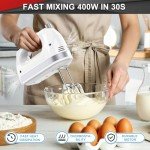 Lord Eagle 400W Electric Hand Mixer With 5 Speeds