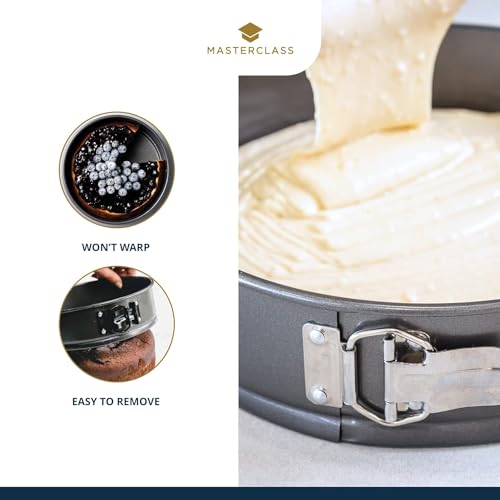 Non-Stick Round Cake Tin, Spring Form, 23cm (9")