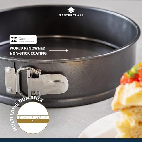 Non-Stick Round Cake Tin, Spring Form, 23cm (9")