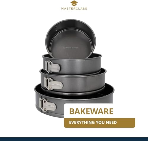 Non-Stick Round Cake Tin, Spring Form, 23cm (9")