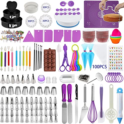 542-piece Cake Decorating Kit with Springform Pans & Tips