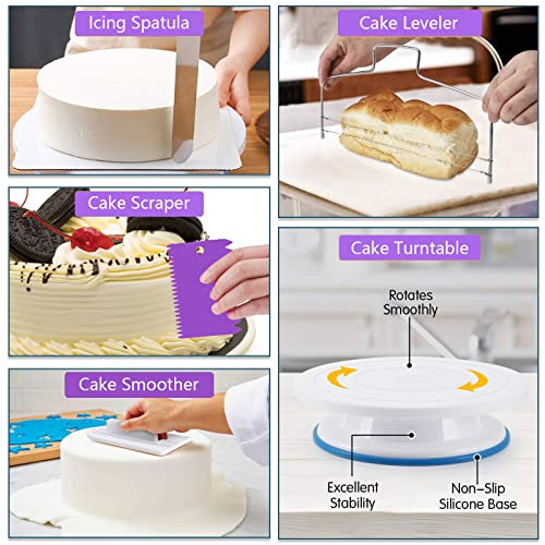 542-piece Cake Decorating Kit with Springform Pans & Tips