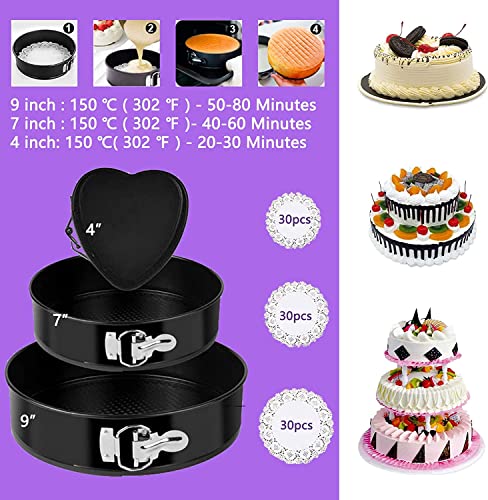 542-piece Cake Decorating Kit with Springform Pans & Tips