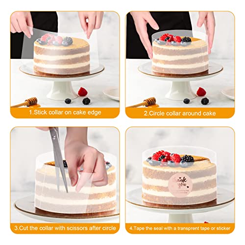 Clear Transparent Acetate Roll for Baking Cakes, 30cm