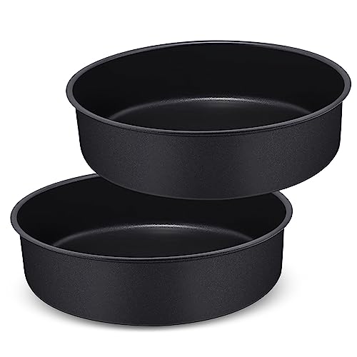 Set of 2 8" Non-Stick Stainless Steel Cake Pans