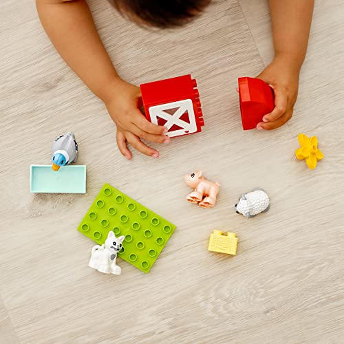 LEGO DUPLO Farm Animal Care Toy for Toddlers