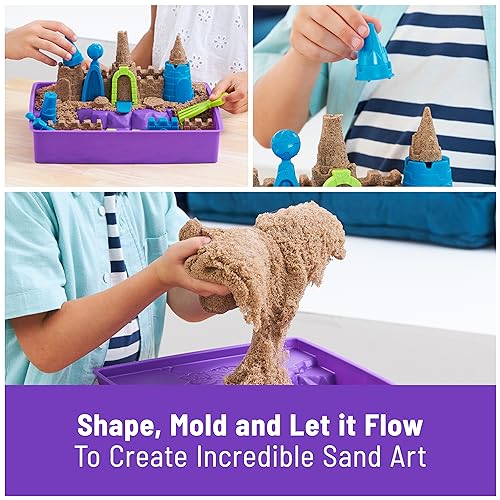 Deluxe Castle Playset: Kinetic Sand, 2.5lbs, Molds