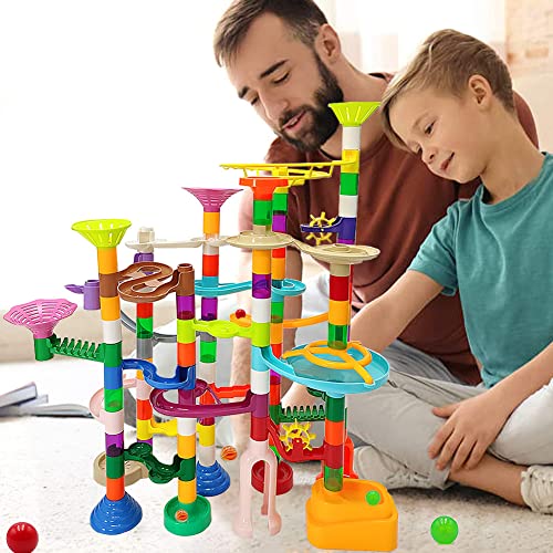 DSHMIXIA 150pcs Marble Run Building Toy - Ages 4-12
