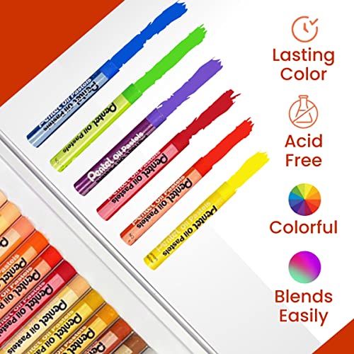 Pentel Oil Pastels 50 Colors - Soft Pastels Supply