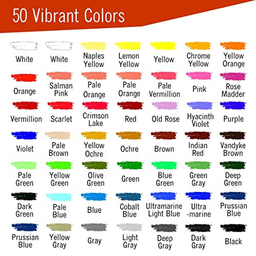 Pentel Oil Pastels 50 Colors - Soft Pastels Supply