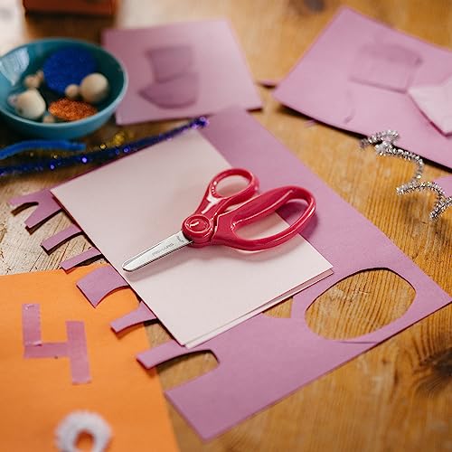 Fiskars 5" Blunt-Tip Scissors for Kids, Ages 4-7