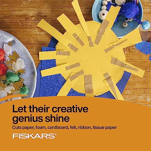 Fiskars 6" Big Kids Scissors, Ages 8+, Turquoise