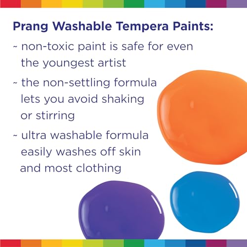 Black Prang Washable Tempera Paint, 16 Oz