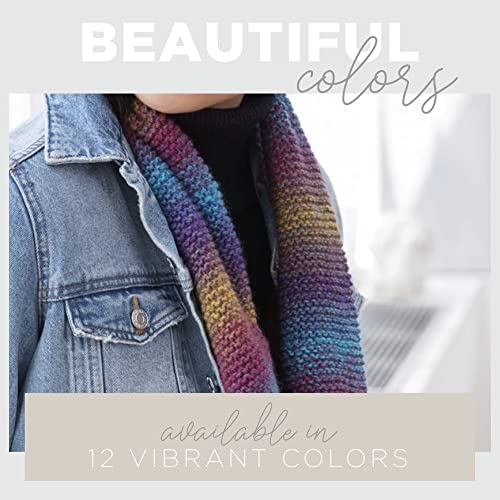 Multicolor Lion Brand Yarn for Knitting/Crocheting, 1-Pack