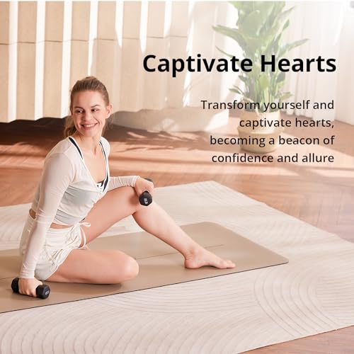 Portzon Neoprene Dumbbells Set - 1-15 LB, Hex Shape