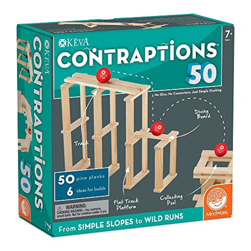 50-piece KEVA Contraptions Plank Set