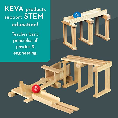 50-piece KEVA Contraptions Plank Set